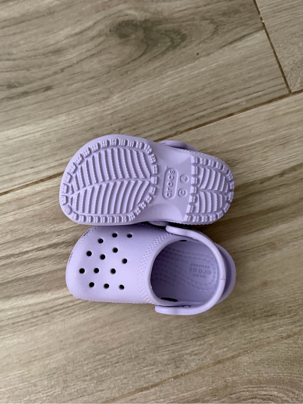 Lilac Baby crocs